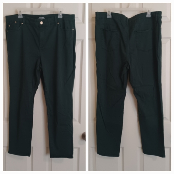 Chico's Denim Pull-On Ankle Jeggings ** SZ 16P - Picture 2 of 6